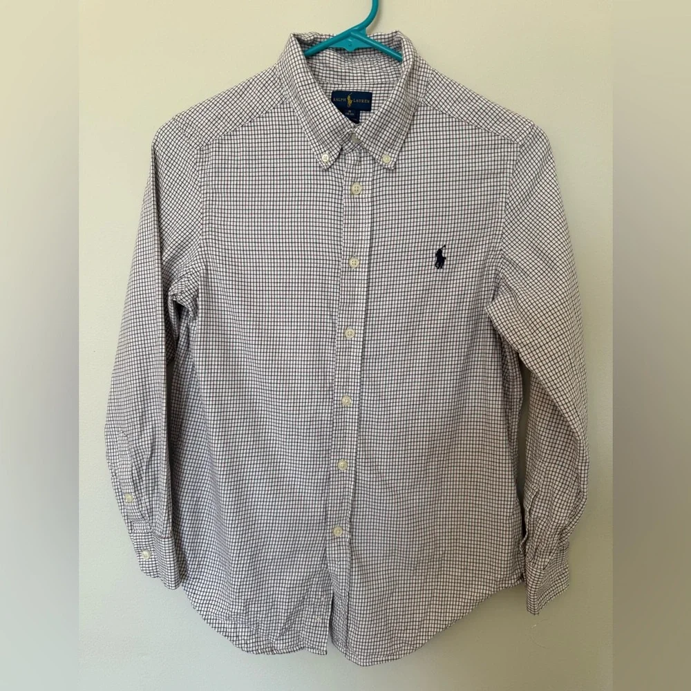 Ralph Lauren button down shirt medium (10-12)